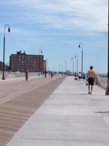 The new boardwalk at Long Beach. Just reopened!